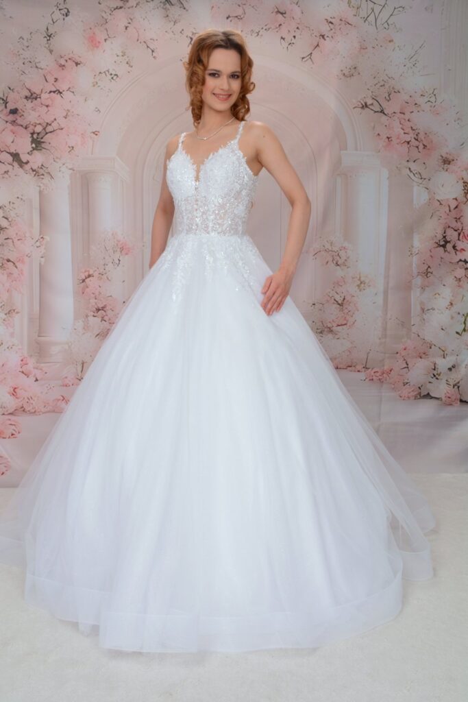 molett menyasszonyi ruha - Miss Ara - Vác