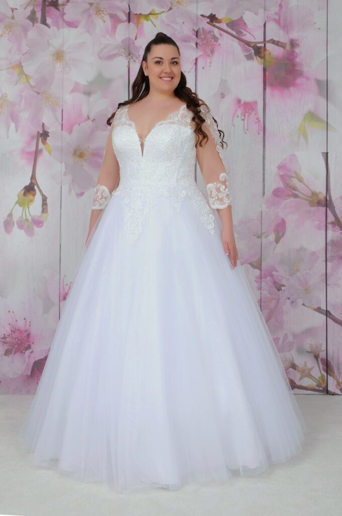 molett menyasszonyi ruha - Miss Ara - Vác