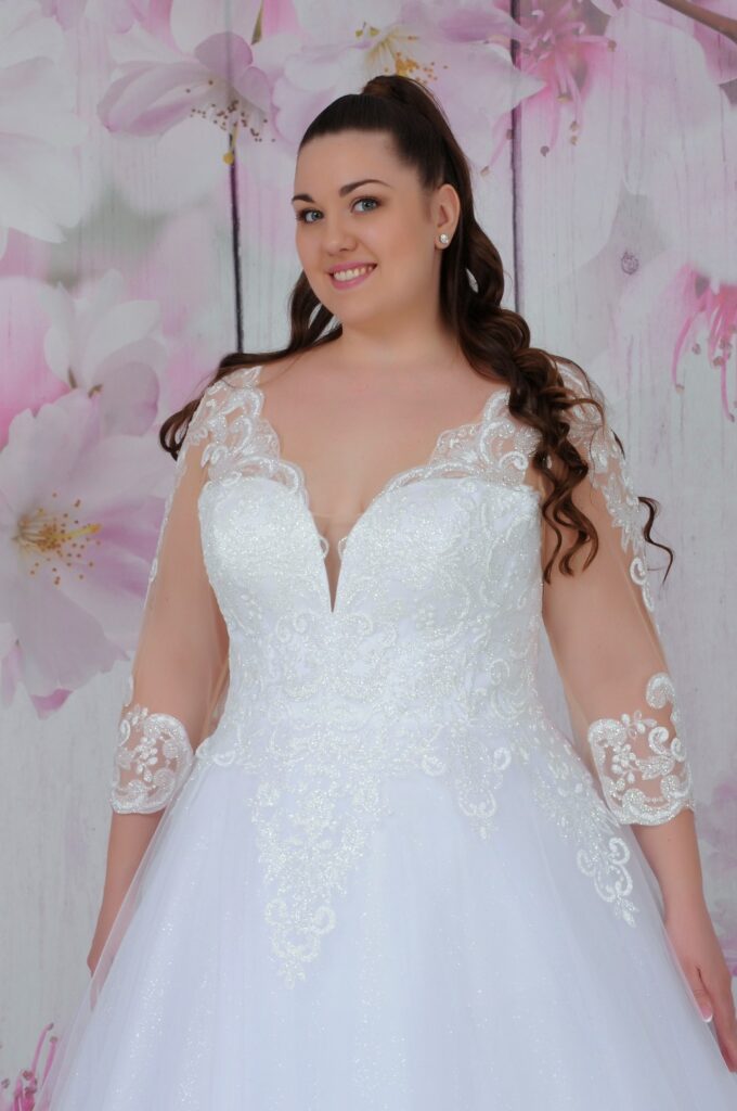 molett menyasszonyi ruha - Miss Ara - Vác