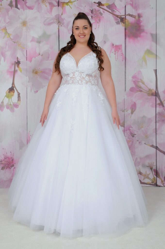 molett menyasszonyi ruha - Miss Ara - Vác