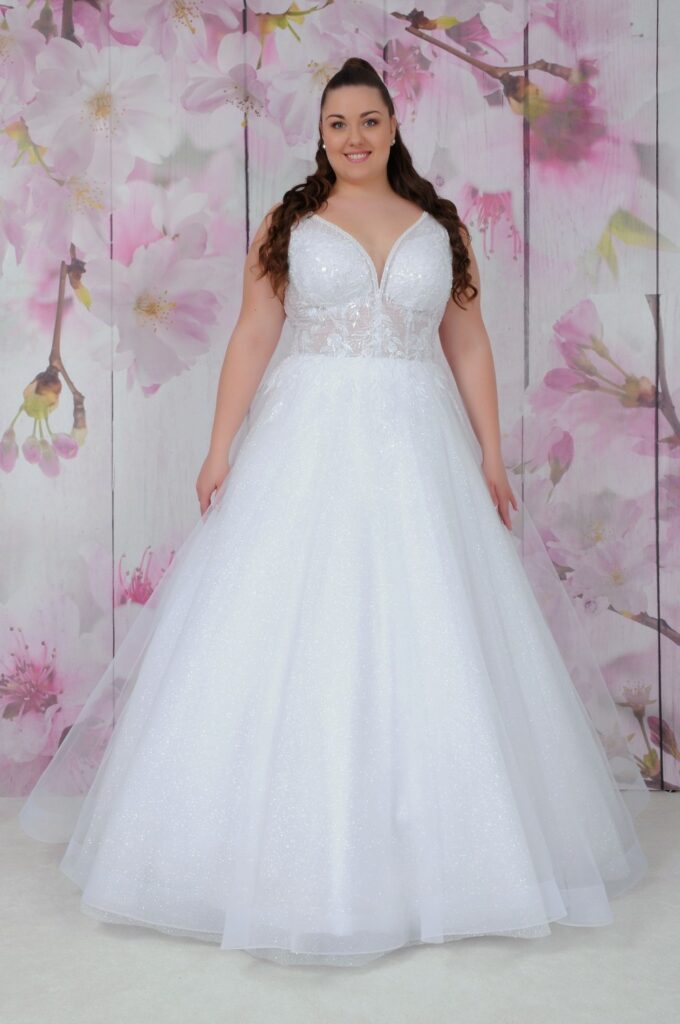 molett menyasszonyi ruha - Miss Ara - Vác