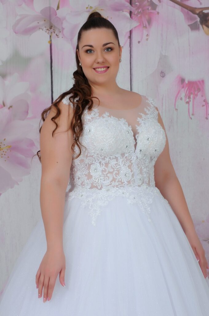 molett menyasszonyi ruha - Miss Ara - Vác