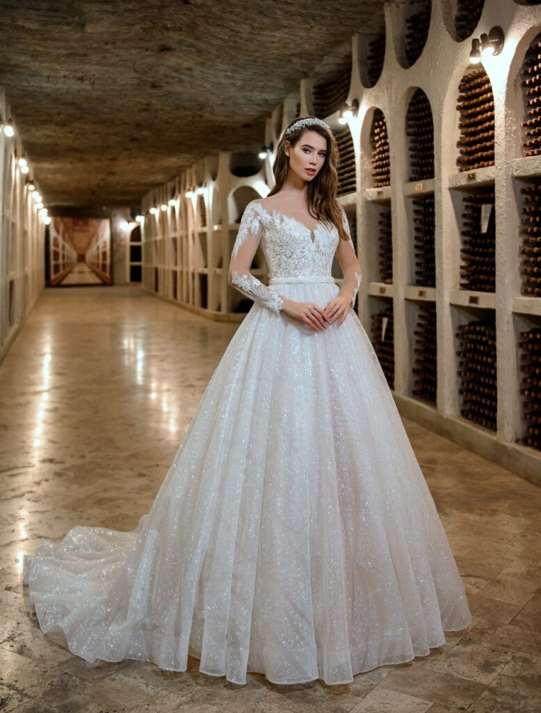 Hercegnős esküvői ruha - Miss Ara